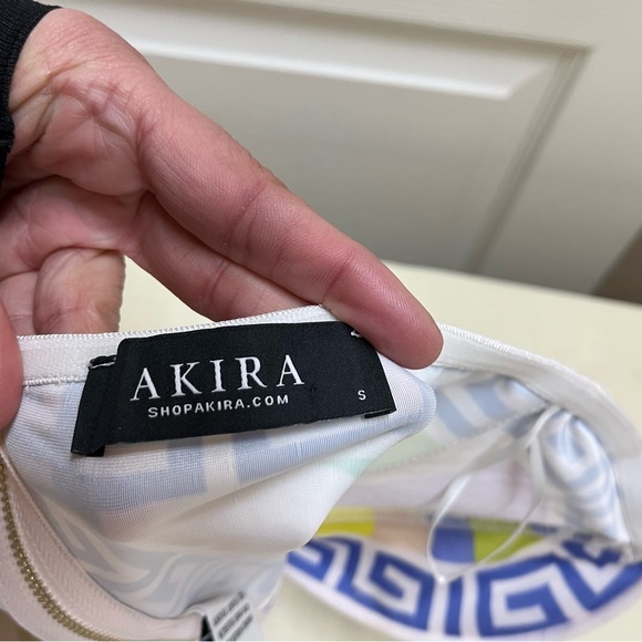 Akira S Evolve Front Slit Midi Skirt & Deep V Corset Top set - Picture 11 of 13